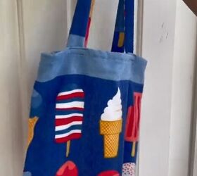 DIY beach towel bag