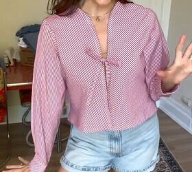 DIY upcycled shirt