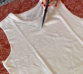 How to cut up an old t-shirt for summer