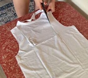 How to cut up an old t-shirt for summer