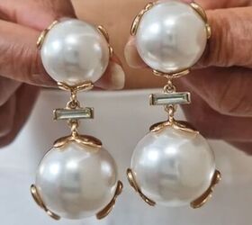 Pearl earrings