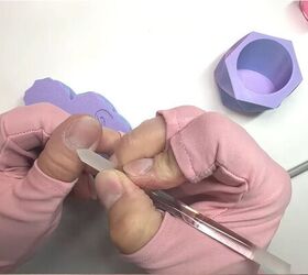 Pushing the cuticles back