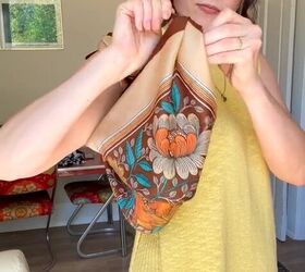 How to turn any scarf into a summer bag