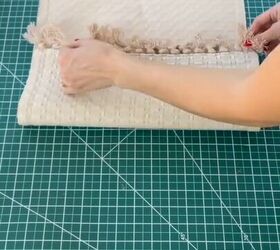 Making a DIY clutch bag