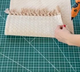 Making a DIY clutch bag