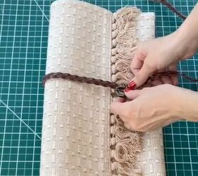 Making a DIY clutch bag