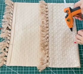 Making a DIY clutch bag