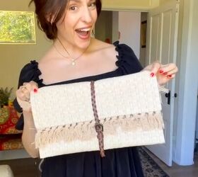 Cute DIY clutch bag made from a placemat