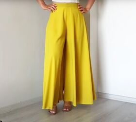 DIY flared palazzo pants