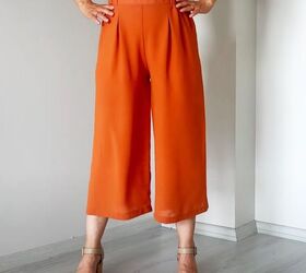 Cute and Easy Culotte Pants Sewing Pattern Tutorial