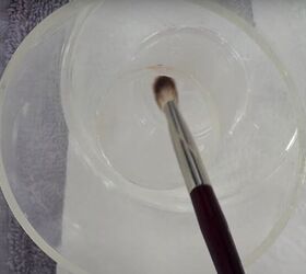 How to clean makeup brushes