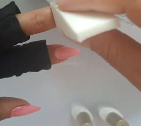 pink aura nails, Creating pink aura nails