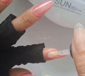 pink aura nails, Creating pink aura nails