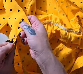 She turned this vintage dress into something  surprisingly stylish