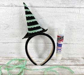 No Sew Witch Hat Headband with E6000 Fabri Fuse by Creatively Beth creativelybeth e6000 frabrifuse witchhat feltcrafts headband halloween costume