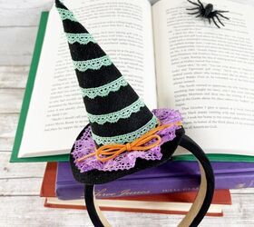 No Sew Witch Hat Headband with E6000 Fabri Fuse by Creatively Beth creativelybeth e6000 frabrifuse witchhat feltcrafts headband halloween costume