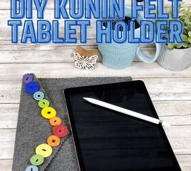 Felt Tablet Holder Beginner Sewing Creatively Beth creativelybeth easy beginner sewing felt kunin tabletholder kindleholder craft diy