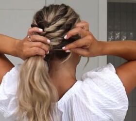 Creating an elevated ponytail hairdo