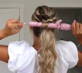 Creating an elevated ponytail hairdo