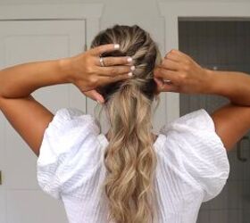 Creating an elevated ponytail hairdo