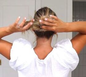 Making an elegant, twisted bun