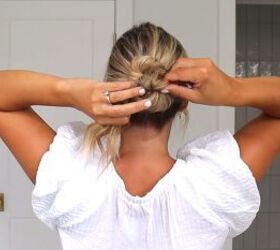 Making an elegant, twisted bun