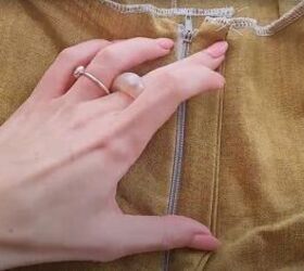 learning to sew your own clothes, Inserting the zipper