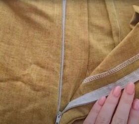 learning to sew your own clothes, Inserting the zipper