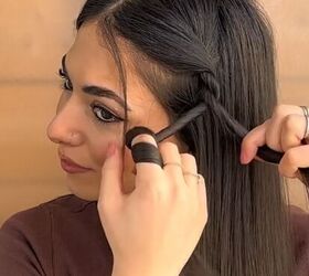 Creating an easy pigtail hairstyle