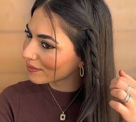 Creating an easy pigtail hairstyle