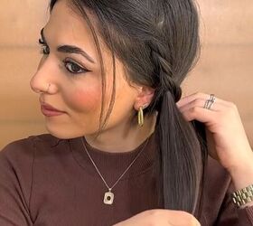 Creating an easy pigtail hairstyle