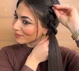 Creating an easy pigtail hairstyle