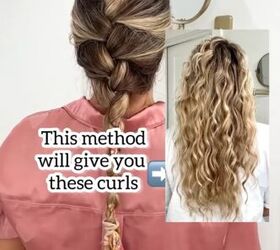 Unicorn heatless curls