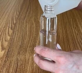 amazing diy to keep your glasses and shades clean, Adding isopropyl alcohol to a spray bottle