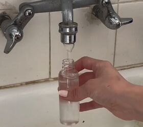 amazing diy to keep your glasses and shades clean, Adding water