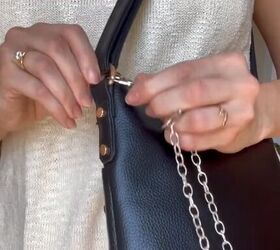 Attaching the clasps to the bag