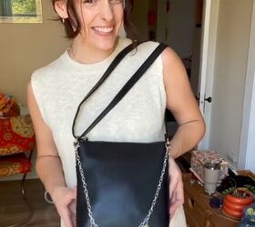 An easy way to upgrade any purse with an old necklace