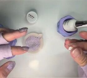 She shows you exactly what you need to get the perfect dip powder AND nail stamp manicure