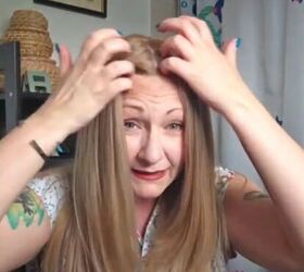 How to Straighten Thick Frizzy Hair Upstyle