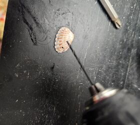 She drills a hole through 2 seashells for this adorable summery idea
