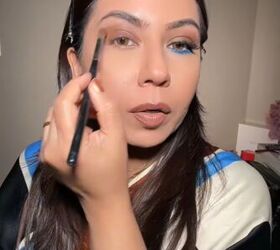 Creating a blue eye makeup look