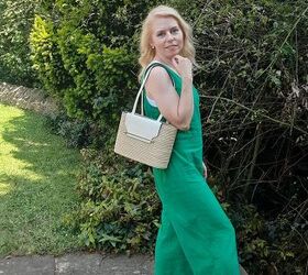 how to style straw bags, Add some colour to it