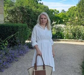 how to style straw bags, Wear it with white