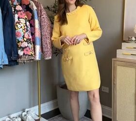 teacher outfit ideas, Classic yellow dress