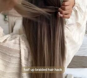 This half-up braid idea is just the thing for when you want something sophisticated yet simple