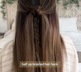 Try This Half up Braided Hair Hack