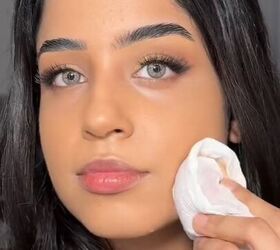 how an ice cube fits into your makeup routine, Blending the makeup