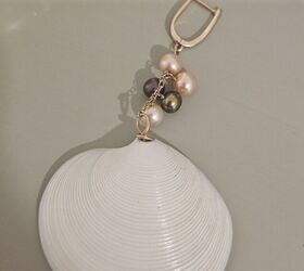 pearl seashell earrings