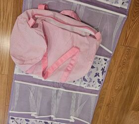 how i made an over the door hanging organizer duffle bag