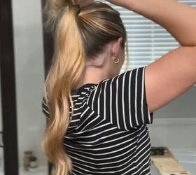 get a voluminous ponytail, Creating a voluminous ponytail